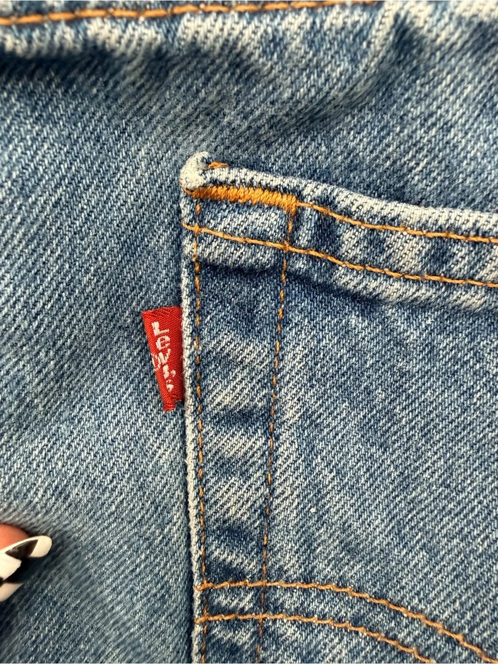 Levi's Men's 505 Straight-Leg Blue Denim Jeans